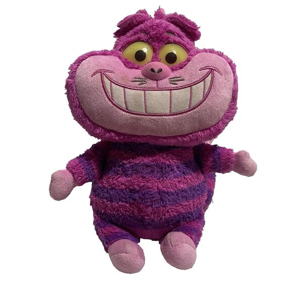 Disney Junior Alice’s Wonderland  Cheshire Cat Plush 2022 Chat & Glow Lights up - Picture 1 of 11